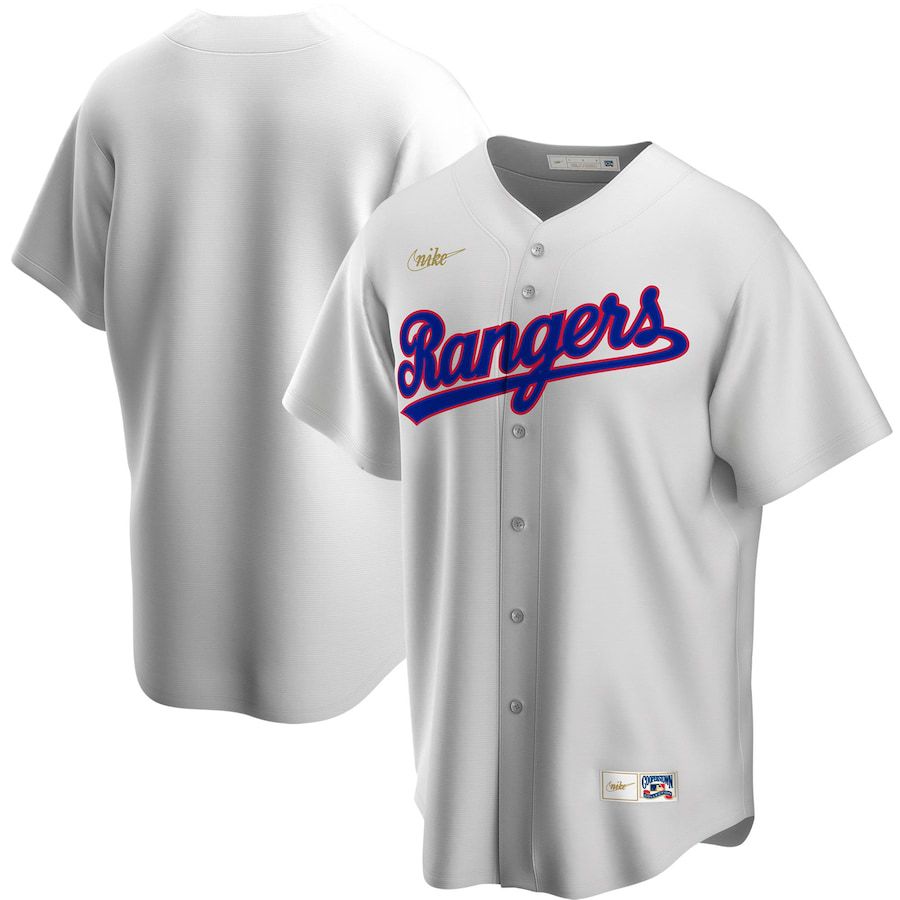 Mens Texas Rangers Nike White Home Cooperstown Collection Team MLB Jerseys